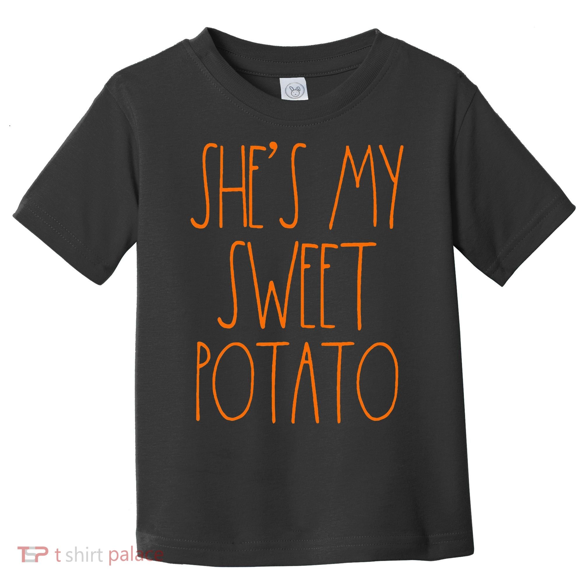 Shes My Sweet Potato I Yam Set Thanksgiving Couple Toddler T-Shirt