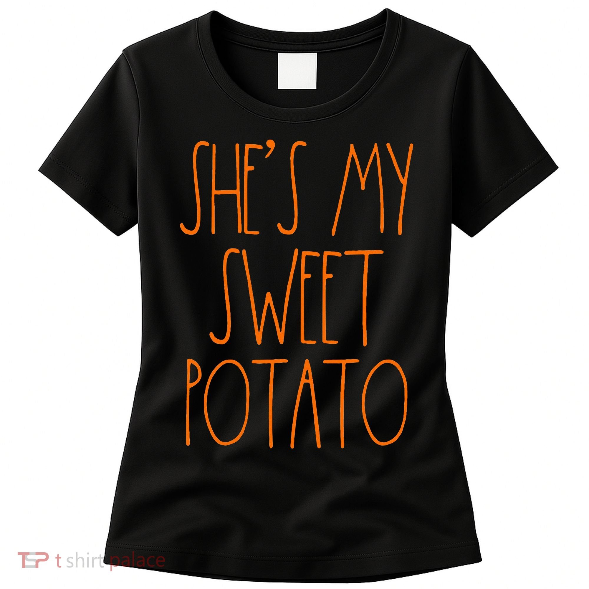 Shes My Sweet Potato I Yam Set Thanksgiving Couple Women's T-Shirt