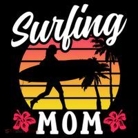 Surfing Mom Sayings Surfboard Surfer Surf Mother Mommy Mama Gift Coffee Mug thumb 5