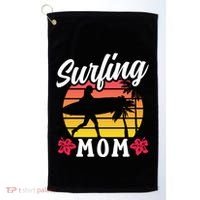 Surfing Mom Sayings Surfboard Surfer Surf Mother Mommy Mama Gift Golf Towel thumb 0