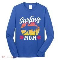 Surfing Mom Sayings Surfboard Surfer Surf Mother Mommy Mama Gift Long Sleeve Shirt thumb 0