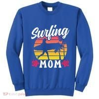 Surfing Mom Sayings Surfboard Surfer Surf Mother Mommy Mama Gift Sweatshirt thumb 0