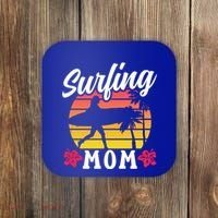 Surfing Mom Sayings Surfboard Surfer Surf Mother Mommy Mama Gift Coaster thumb 0