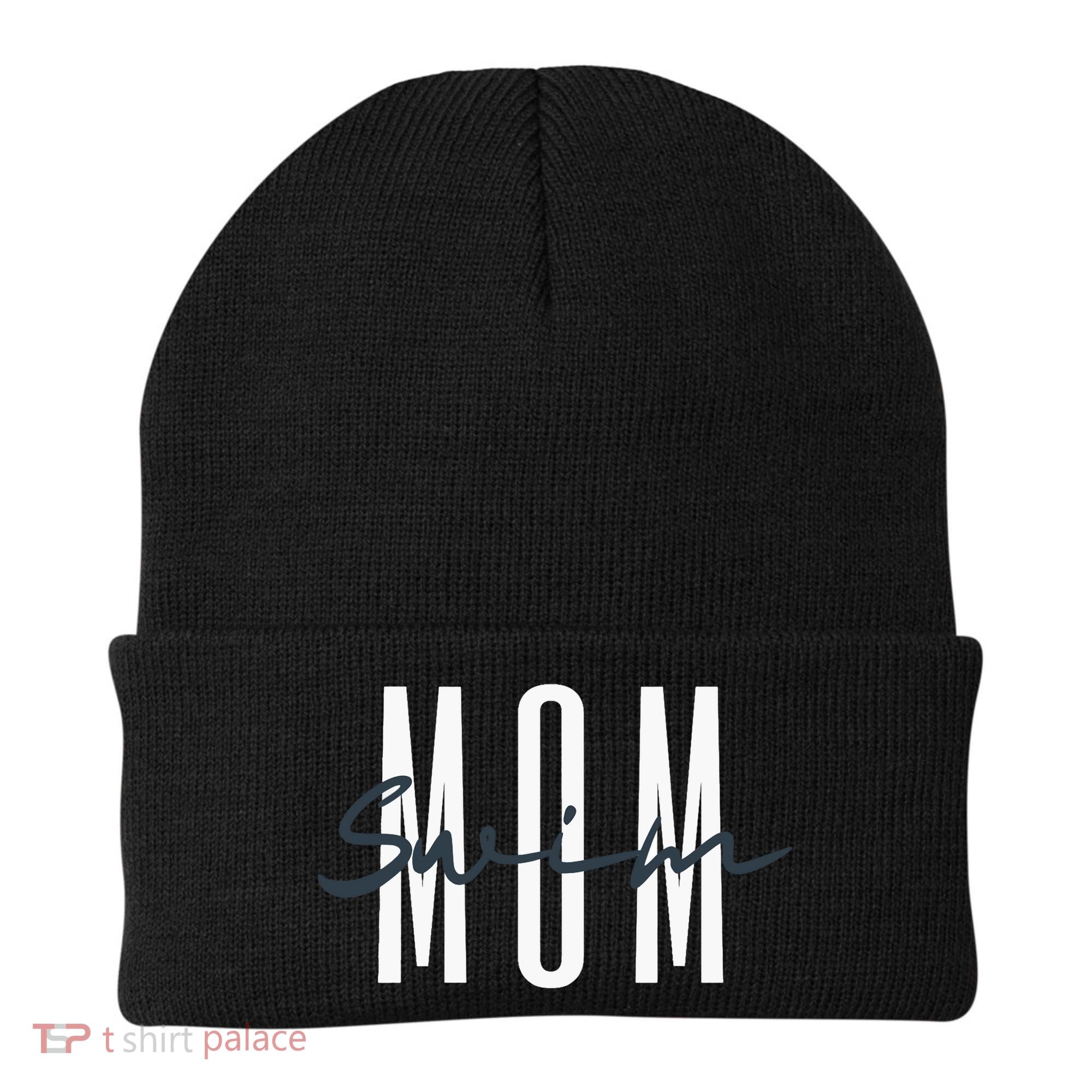 Swim Mom Swim Mama Swim Team Swimmers Mother Beanie