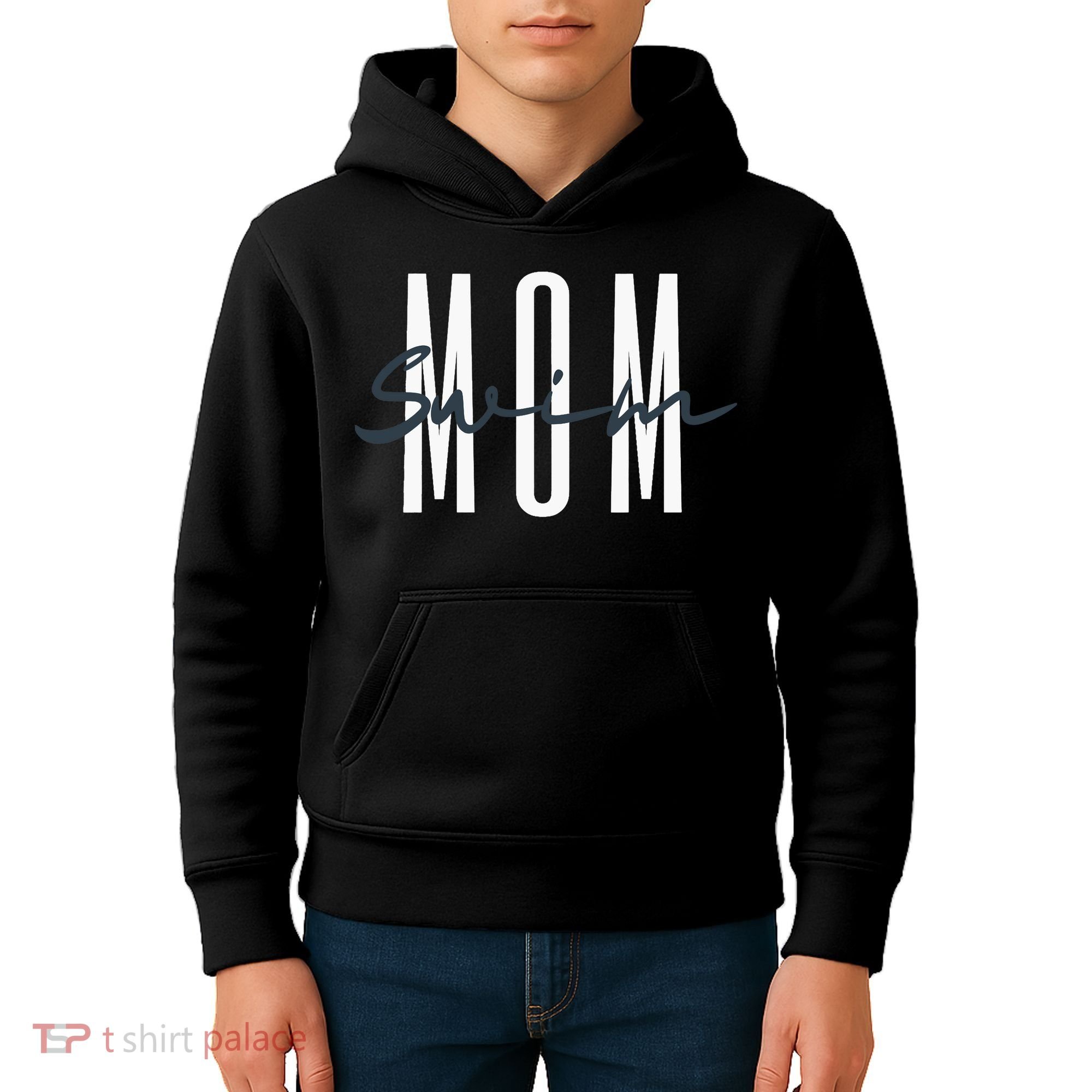 Swim Mom Swim Mama Swim Team Swimmers Mother Kids Hoodie