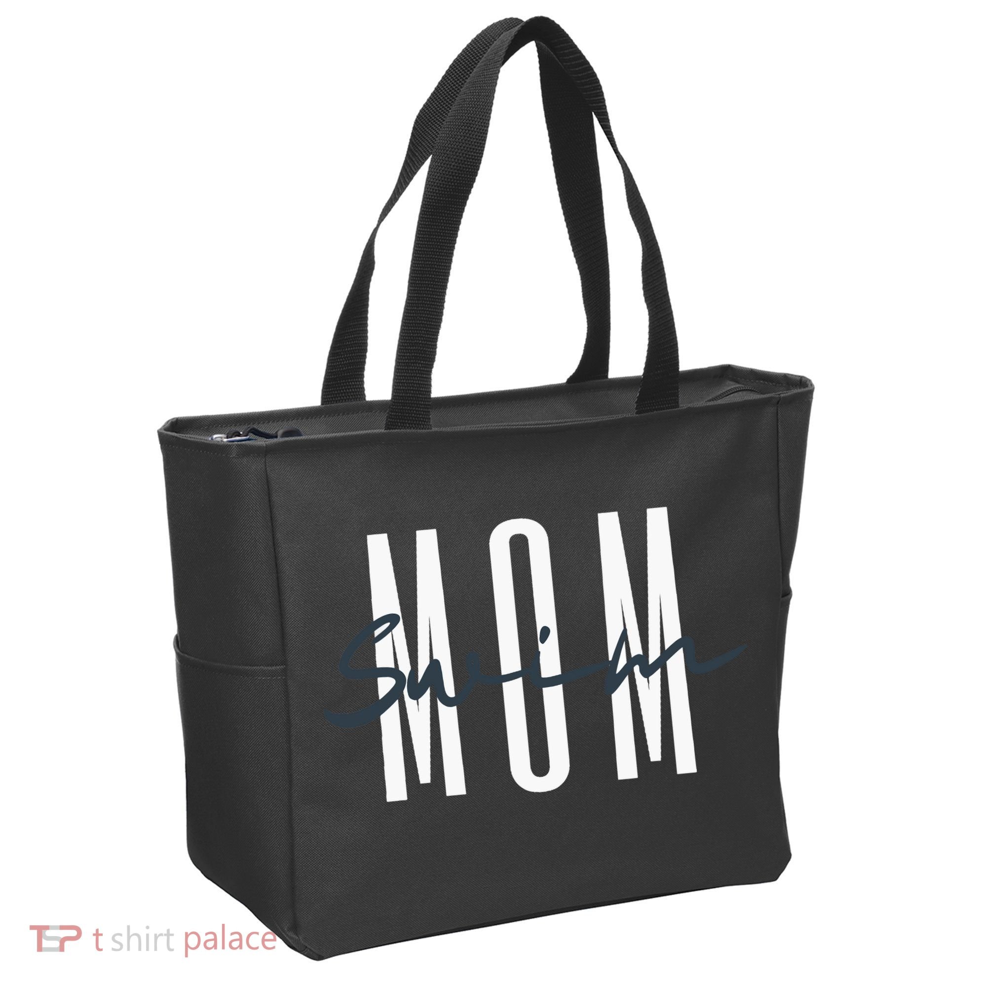 Swim Mom Swim Mama Swim Team Swimmers Mother Tote Bag