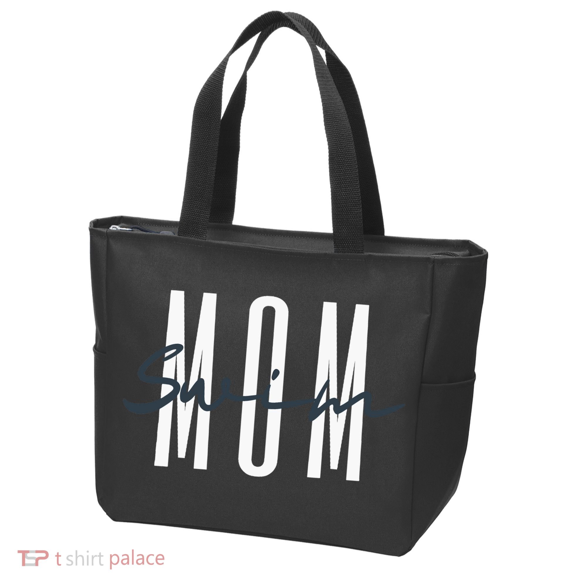 Swim Mom Swim Mama Swim Team Swimmers Mother Tote Bag