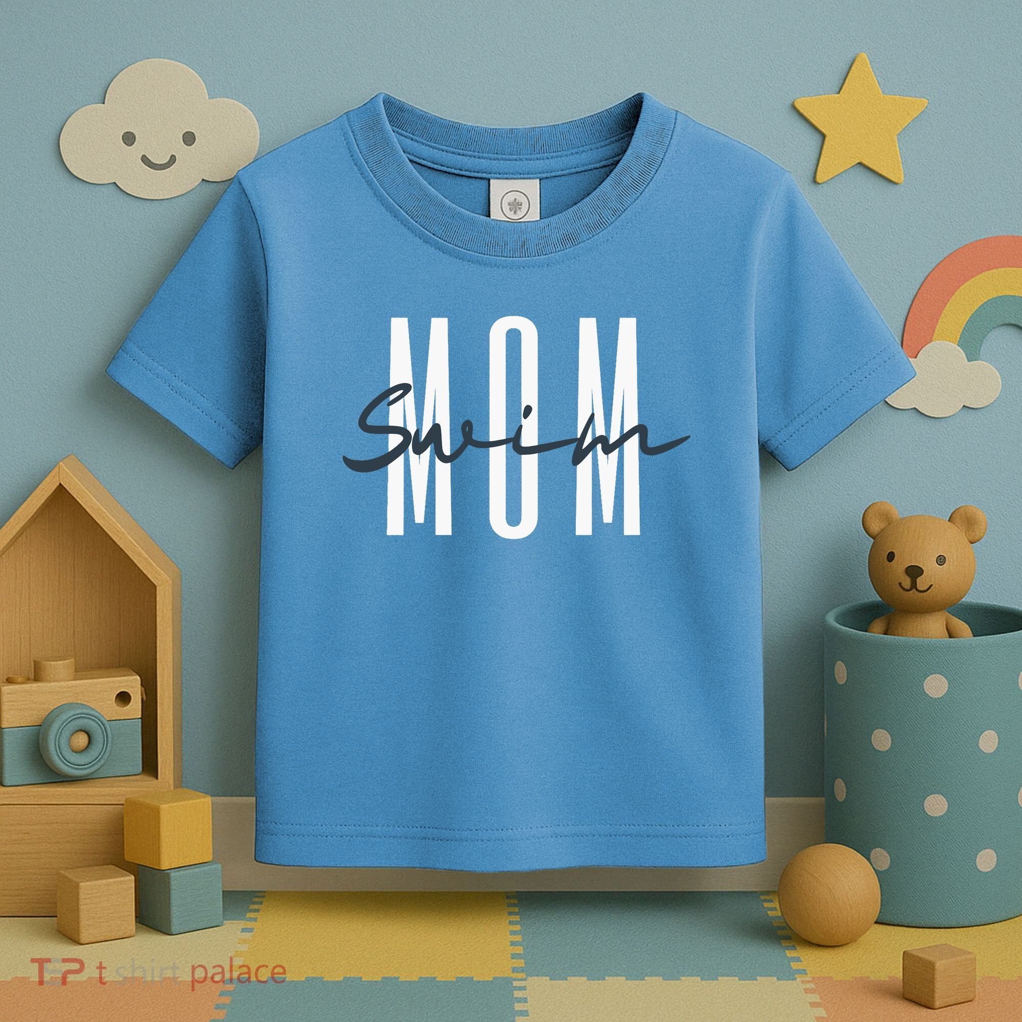 Swim Mom Swim Mama Swim Team Swimmers Mother Toddler T-Shirt