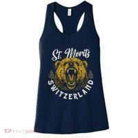St. Moritz Switzerland Hiking Outdoor Graphic Women's Tank Top thumb 0