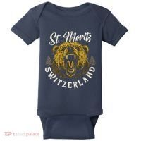 St. Moritz Switzerland Hiking Outdoor Graphic Baby Bodysuit thumb 0