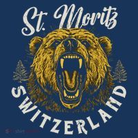 St. Moritz Switzerland Hiking Outdoor Graphic Hat thumb 2