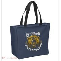 St. Moritz Switzerland Hiking Outdoor Graphic Tote Bag thumb 2