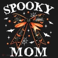 Spooky Mama Spooky Mom Retro Spooky Season Mama Halloween Gift Bucket Hat thumb 4