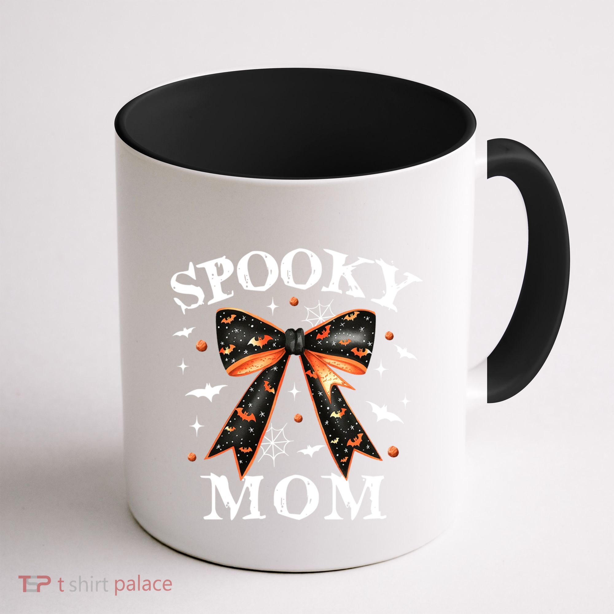 Spooky Mama Spooky Mom Retro Spooky Season Mama Halloween Gift Coffee Mug