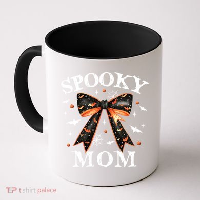 Spooky Mama Spooky Mom Retro Spooky Season Mama Halloween Gift Coffee Mug