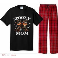 Spooky Mama Spooky Mom Retro Spooky Season Mama Halloween Gift Pajama Set thumb 0