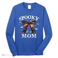 Spooky Mama Spooky Mom Retro Spooky Season Mama Halloween Gift Long Sleeve Shirt thumb 0