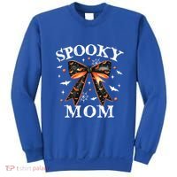 Spooky Mama Spooky Mom Retro Spooky Season Mama Halloween Gift Sweatshirt thumb 0