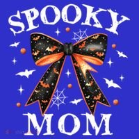 Spooky Mama Spooky Mom Retro Spooky Season Mama Halloween Gift Polo thumb 2