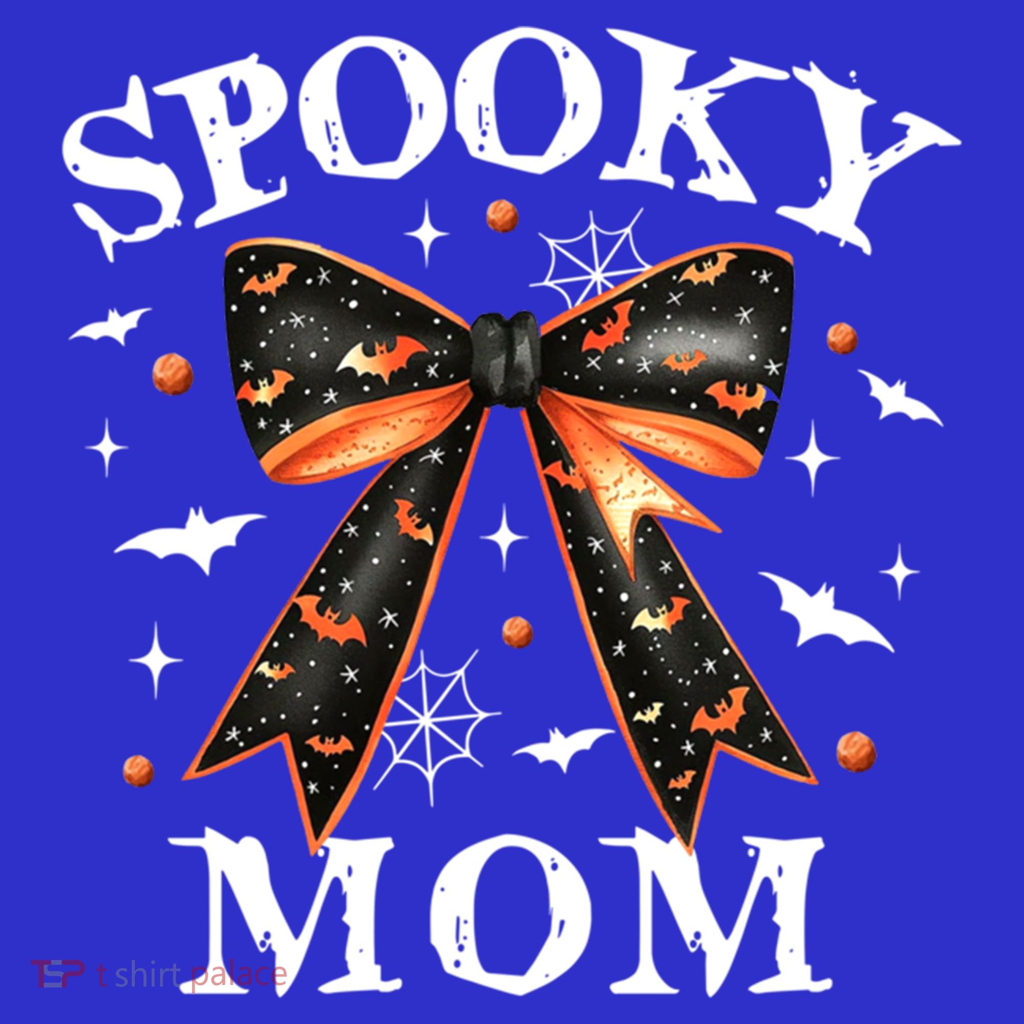 Spooky Mama Spooky Mom Retro Spooky Season Mama Halloween Gift Polo