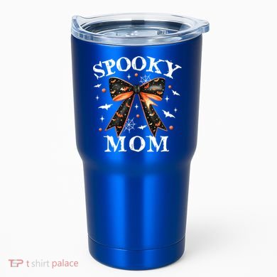 Spooky Mama Spooky Mom Retro Spooky Season Mama Halloween Gift Tumbler