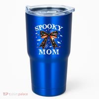 Spooky Mama Spooky Mom Retro Spooky Season Mama Halloween Gift Tumbler thumb 0