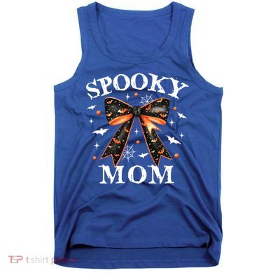 Spooky Mama Spooky Mom Retro Spooky Season Mama Halloween Gift Tank Top