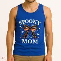 Spooky Mama Spooky Mom Retro Spooky Season Mama Halloween Gift Tank Top thumb 3