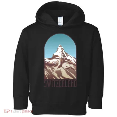 Switzerland Mountain Toddler Hoodie