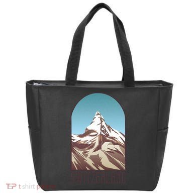 Switzerland Mountain Tote Bag