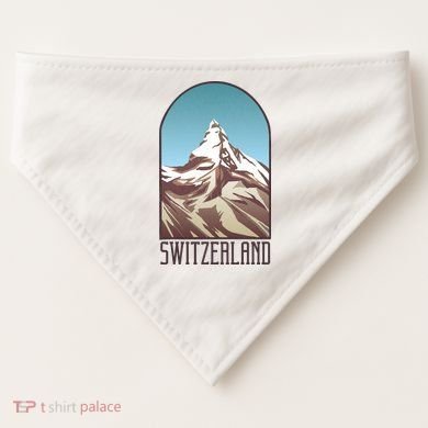 Switzerland Mountain USA-Made Doggie Bandana