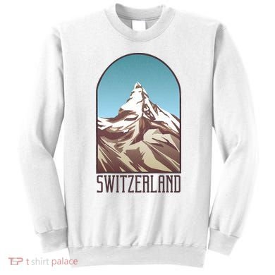 Switzerland Mountain Sweatshirt