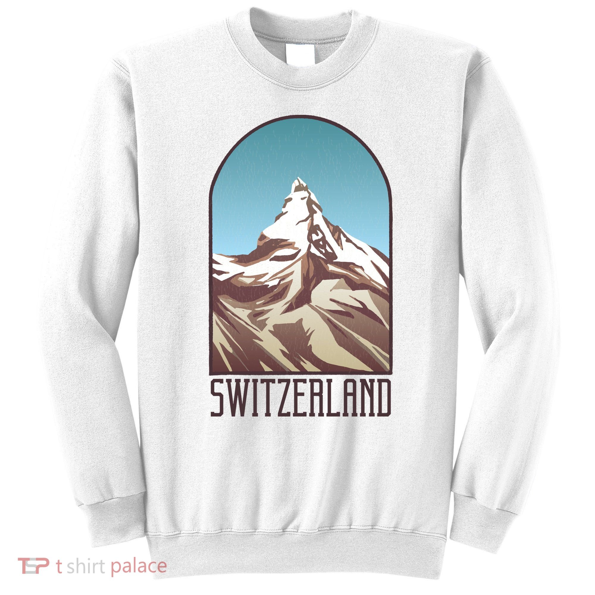 Switzerland Mountain Sweatshirt