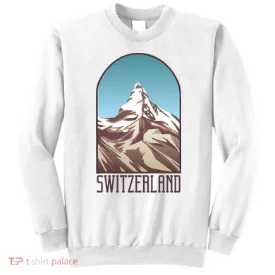 Switzerland Mountain Sweatshirt