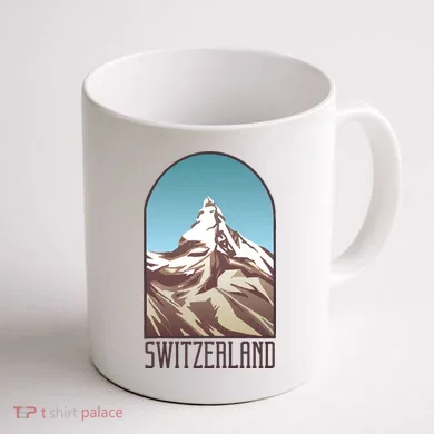 Switzerland Mountain Coffee Mug back
