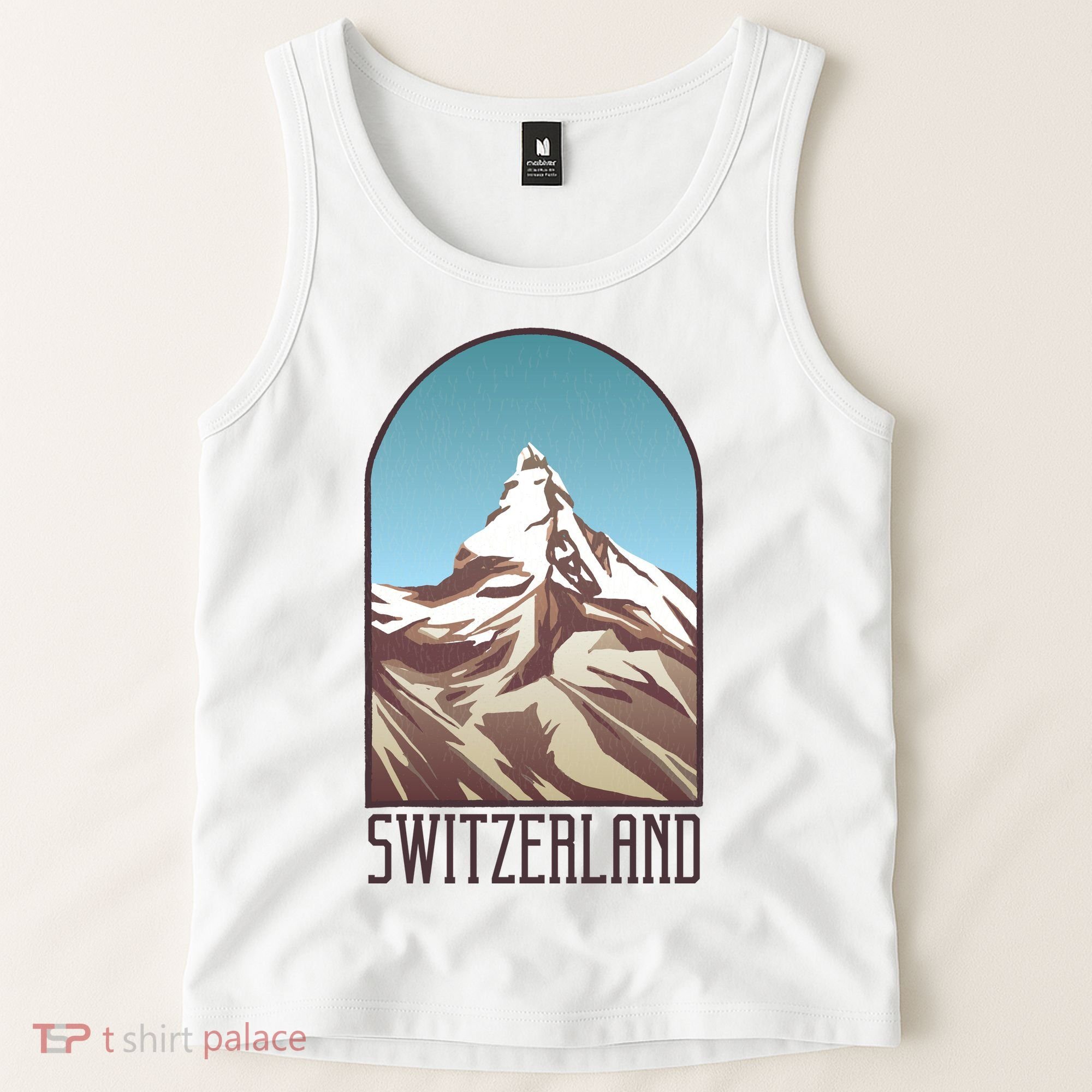Switzerland Mountain Tank Top