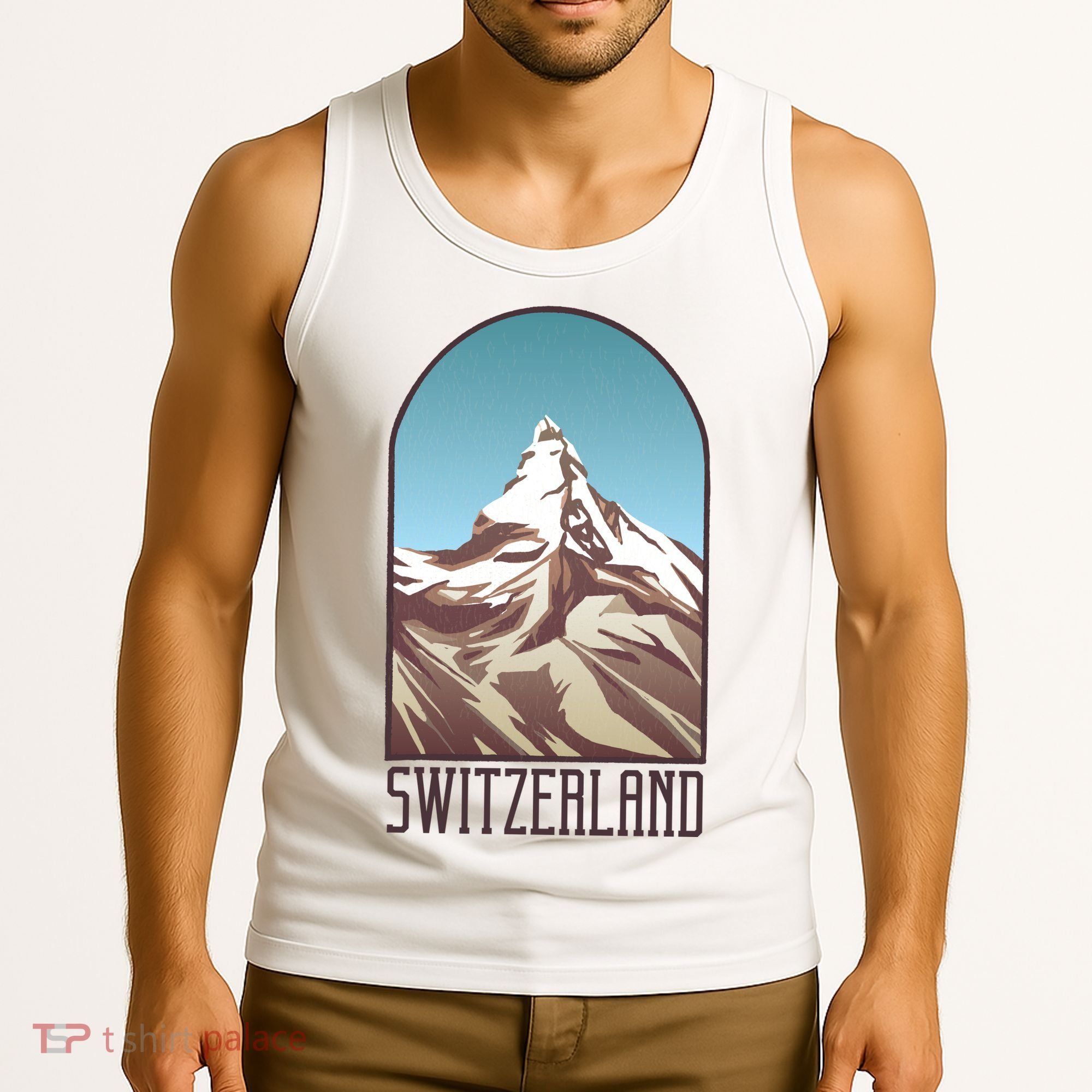 Switzerland Mountain Tank Top