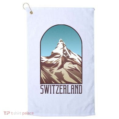 Switzerland Mountain Golf Towel