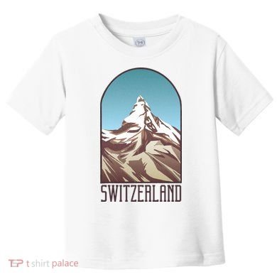Switzerland Mountain Toddler T-Shirt