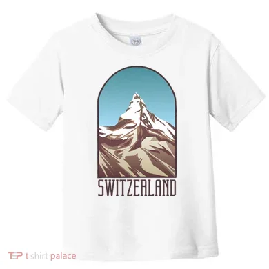 Switzerland Mountain Toddler T-Shirt
