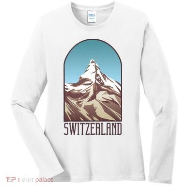 Switzerland Mountain Women's Long Sleeve Shirt