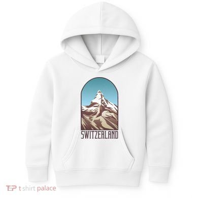 Switzerland Mountain Kids Hoodie