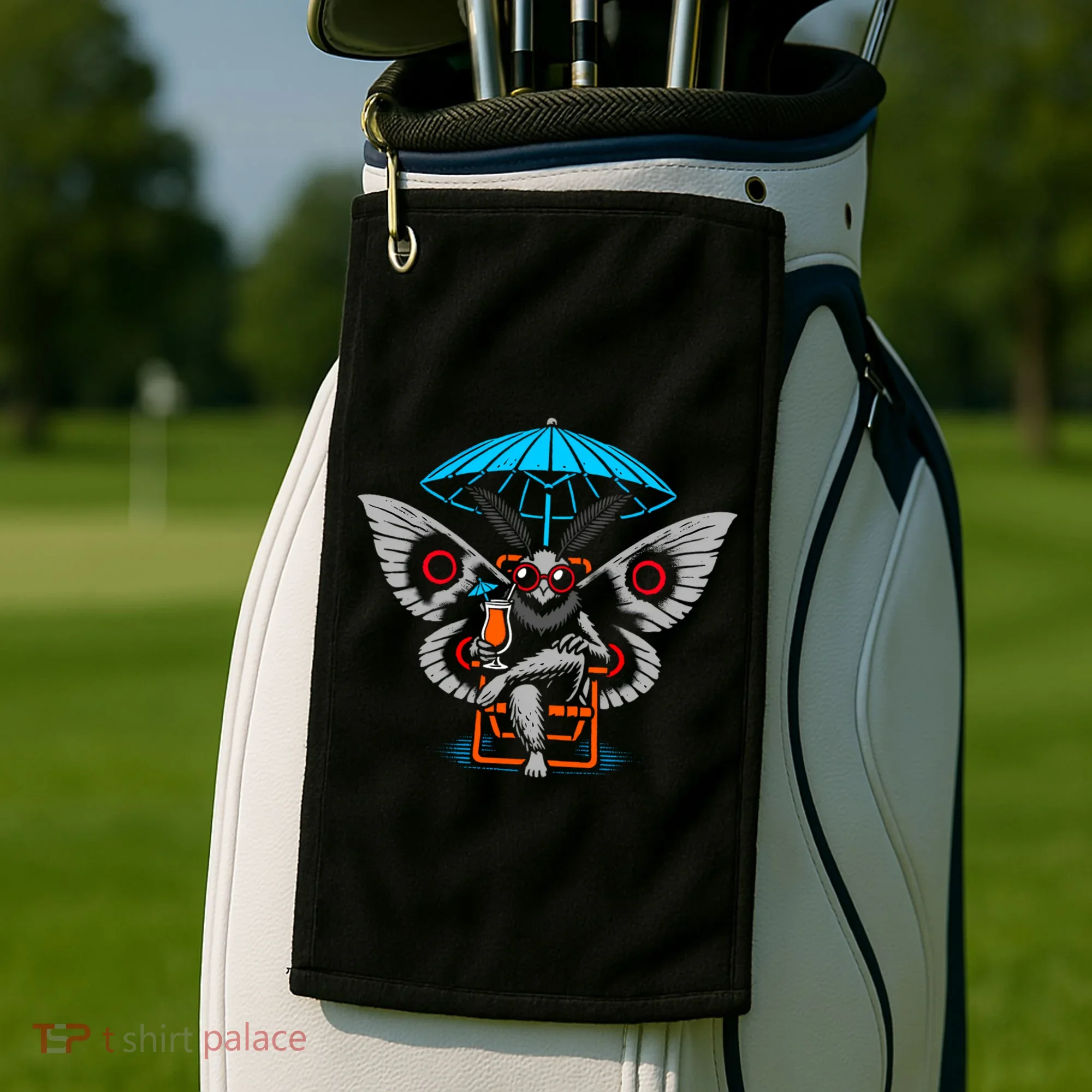 Summer Moth Golf Towel
