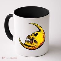 Sickle Moon Skull Coffee Mug thumb 0