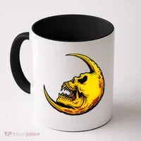 Sickle Moon Skull Coffee Mug thumb 0
