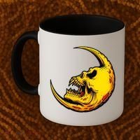 Sickle Moon Skull Coffee Mug thumb 2