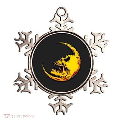 Sickle Moon Skull Ornament