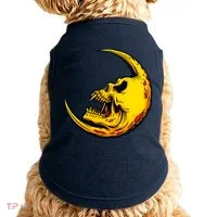 Sickle Moon Skull Doggie Tank thumb 0