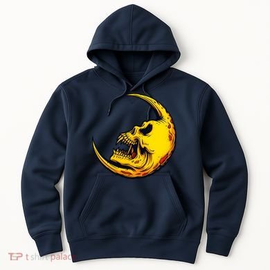 Sickle Moon Skull Hoodie
