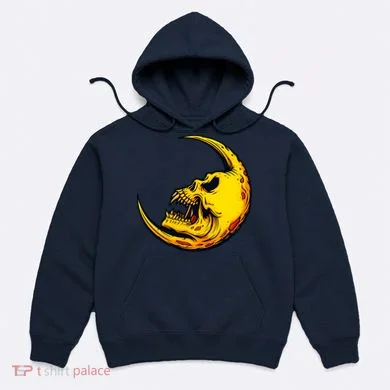 Sickle Moon Skull Hoodie